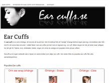 Tablet Screenshot of earcuffs.se